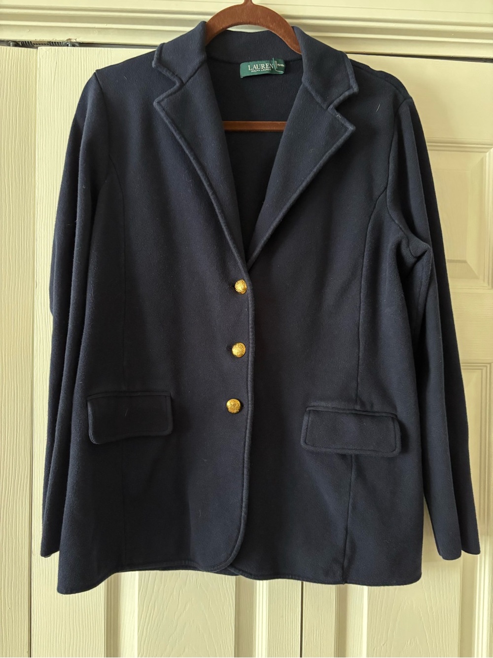 Ralph Lauren Navy Blazer with Gold Buttons